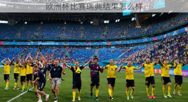 欧洲杯比赛瑞典结果怎么样-第2张图片-楠锦体育网