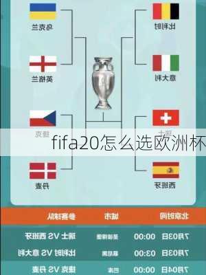 fifa20怎么选欧洲杯-第2张图片-楠锦体育网