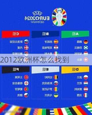 2012欧洲杯怎么找到-第3张图片-楠锦体育网