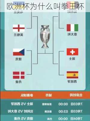 欧洲杯为什么叫拳王杯-第1张图片-楠锦体育网