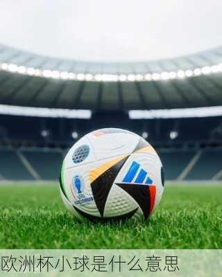 欧洲杯小球是什么意思-第2张图片-楠锦体育网