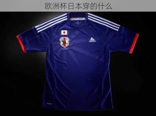 欧洲杯日本穿的什么