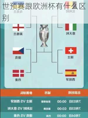 世预赛跟欧洲杯有什么区别-第2张图片-楠锦体育网