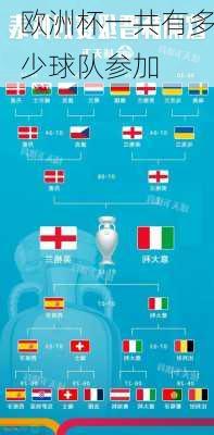 欧洲杯一共有多少球队参加